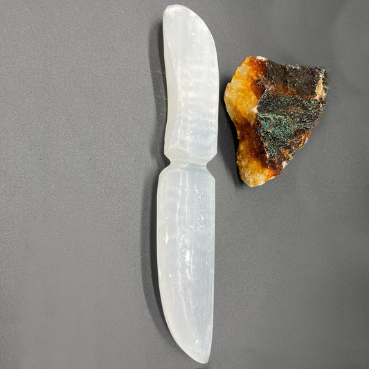 Ceremonial Selenite Ritual Knife