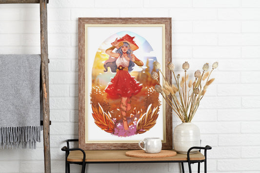 Ostara Art print