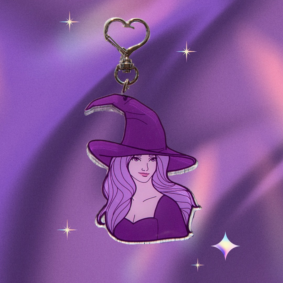 Witchy Vibes Recycled Keyring