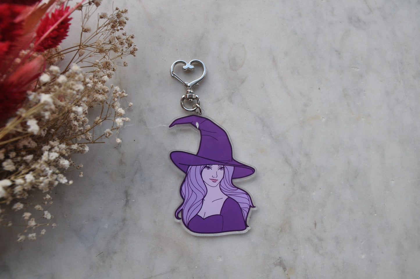 Witchy Vibes Recycled Keyring