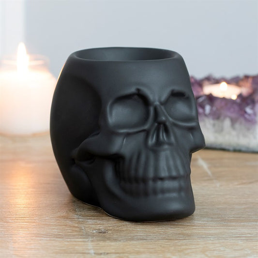 Black Skull Wax Oil Burner