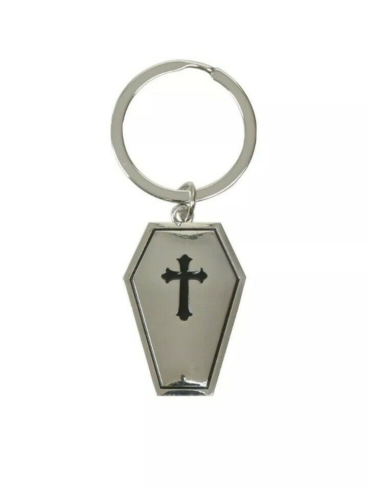 Coffin Black Magic Keyring