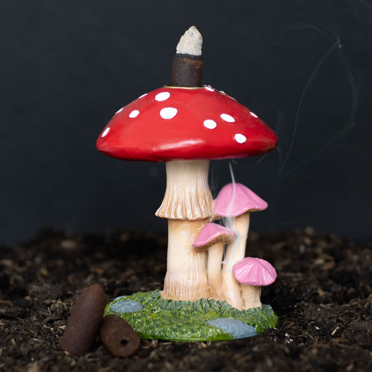 Mushroom Incense Backflow Burner