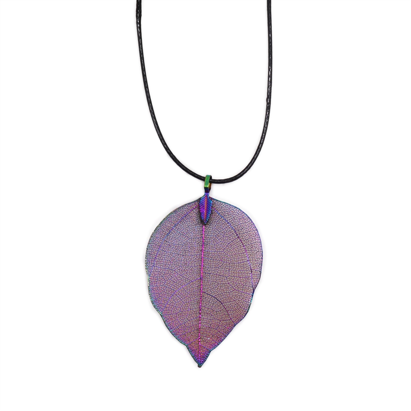 Peacock Leaf Necklace